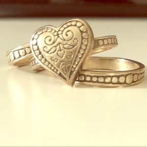 Brighton sterling silver heart rings (3)